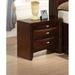 Red Barrel Studio® Mulcahey 2 Drawer Nightstand Wood in Brown | 25.39 H x 25.62 W x 16.81 D in | Wayfair 8073BCE70319498C927BF6A2E517326C