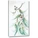 Ophelia & Co. 'Branches To The Wind III' by Patricia Pinto Giclee Art Print on Wrapped Canvas in White | 16 H x 9 W x 1.5 D in | Wayfair