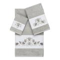 Highland Dunes Bella Embellished 3 Piece Towel Set Turkish Cotton in Gray | 27 W in | Wayfair 5F441426A207426F8E762F049EA62E77