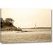 Breakwater Bay 'Perfect Sail I' by Alan Hausenflock Giclee Art Print on Wrapped Canvas Metal | 21 H x 32 W x 1.5 D in | Wayfair