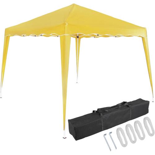 Pavillon Pop-Up 3x3m UV-Schutz 50+ wasserdicht faltbar inkl. Tasche Faltpavillon Zelt Capri gelb