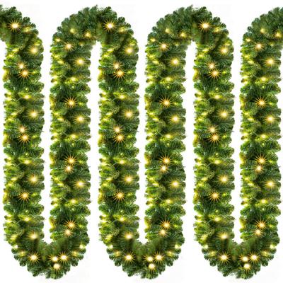 Casaria - Weihnachtsgirlande led Beleuchtet Innen & Außen IP44 Weihnachten Deko Weihnachtsdeko Image