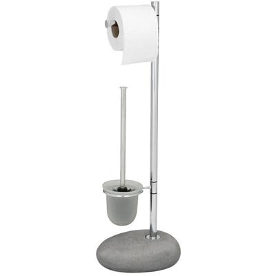 Wenko - Stand WC-Garnitur Pebble Stone Grey