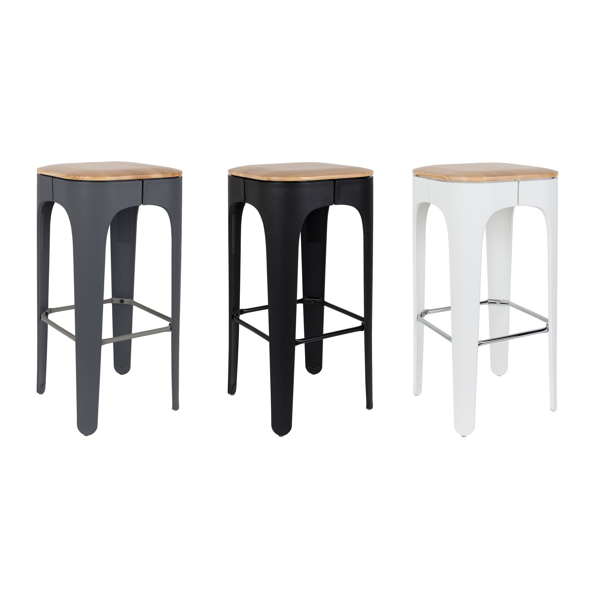 designline »Up-High« Barhocker Dunkelgrau
