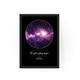 forefrontdesigns Personalised The night everything changed Star map chart astronomical poster print, framed/unframed