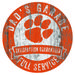 Clemson Tigers 12" x Dad's Garage Sign