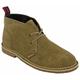 Ben Sherman Desert Boots Leather & Denim Mens Ankle UK 7-12 (UK 10 / EU 44, Sand)