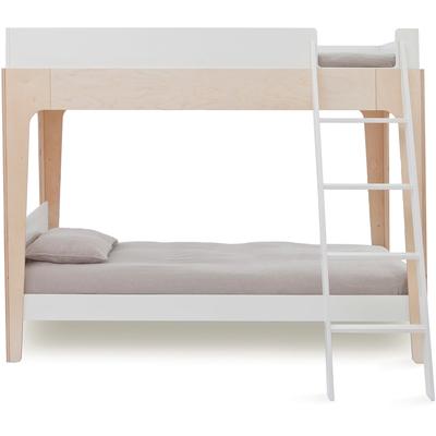 Oeuf Perch Bunk Bed - Twin Size - White/Birch