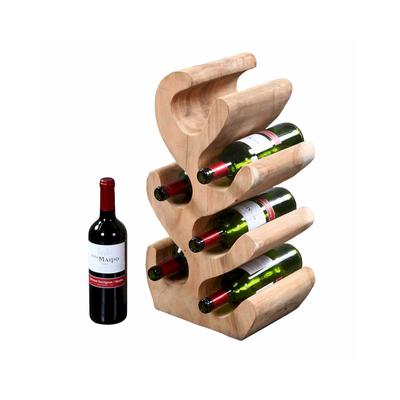 die Faktorei »Suarholz« Weinregal für 6 Flaschen aus Suarholz Image