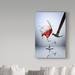 Trademark Fine Art 'Hitting The Glass' Photographic Print on Wrapped Canvas in Red | 24 H x 16 W x 2 D in | Wayfair 1X05528-C1624GG