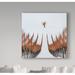 Trademark Fine Art 'Single Tree in Winter' Photographic Print on Wrapped Canvas in Brown/White | 14 H x 14 W x 2 D in | Wayfair 1X05579-C1414GG