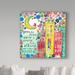 Trademark Fine Art 'Make a Place Beautiful' Acrylic Painting Print on Wrapped Canvas Canvas | 24 H x 24 W x 2 D in | Wayfair ALI36932-C2424GG