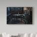 Trademark Fine Art 'Cold In James House' Photographic Print on Wrapped Canvas Metal in Blue/Brown | 22 H x 32 W x 2 D in | Wayfair 1X04797-C2232GG