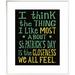 East Urban Home 'St Pattys Beer I' by Michael Mullan - Textual Art Print in Green/Yellow | 46.6 H x 39.6 W x 1.5 D in | Wayfair EUBM4924 42923163