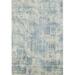 White 24 x 0.43 in Area Rug - 17 Stories Shaniya Abstract Blue Area Rug Polyester/Viscose | 24 W x 0.43 D in | Wayfair