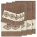 Millwood Pines Gianna Embellished 8 Piece Towel Set Turkish Cotton in Brown | 27 W in | Wayfair 41B18A4FA9AD4528BECF10CC38E1A2AC