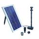 Pontec 43325 PondoSolar 600 Control - Solarwasserspielpumpe mit Akku und LED-Beleuchtung / Solarstromsystem für attraktive Fontänen