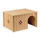 Ferplast 84647099 Kaninchenhaus SIN 4647, aus Holz, Maße: 37 x 27,5 x 20 cm