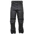 newfacelook Mens Motorcycle Trousers Thermal Biker Trousers Armoured Waterproof Motorbike Pants Black