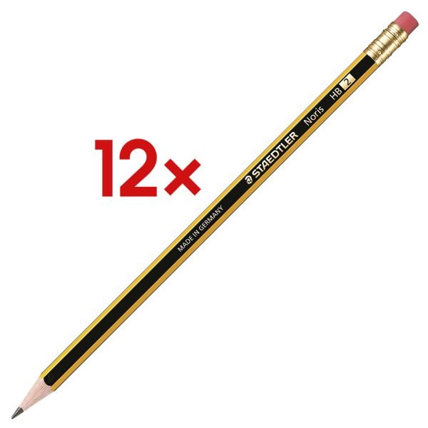 Staedtler 12x Holz-Bleistift »Noris 122« gelb Image