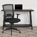 Symple Stuff Wurth Mid-Back Mesh Swivel Ergonomic Office Chair w/ Back Angle Adjustment Upholstered/Mesh in Black | Wayfair