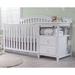 Sorelle Berkley 4-in-1 Convertible Crib & Changer Wood in White | 46 H x 30 W x 17 D in | Wayfair 3350-W