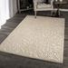 White 93 x 0.18 in Indoor/Outdoor Area Rug - Ophelia & Co. Cheryton Damask Driftwood High Low Indoor Outdoor Rug Polypropylene | Wayfair