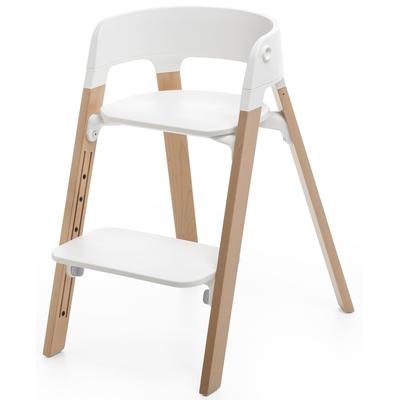 Stokke Steps Chair - White/Natural