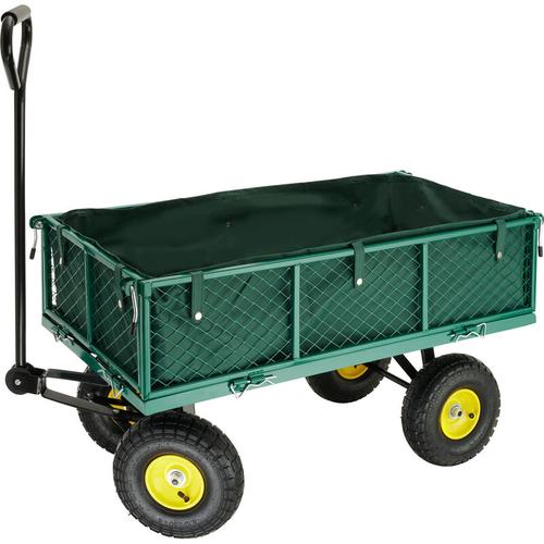 Bollerwagen max. 350kg - Handwagen, Leiterwagen, Bollerwagen mit Luftreifen - grün