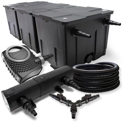 Komplettset: CBF-350C Teichfilter bis 90000 l Teichfilteranlage Durchlauffilter, NEO10000 Image