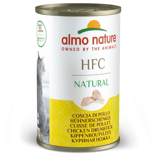 24x140g Hühnerschenkel Almo Nature Classic Katzenfutter nass