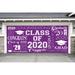 Red Barrel Studio® Graduation Garage Door Mural Polyester in Indigo | 84 H x 192 W x 1 D in | Wayfair 817F83C7FF1C458D99CD67048DD79167