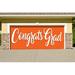 Red Barrel Studio® Graduation Garage Door Mural Polyester in Orange | 84 H x 192 W x 1 D in | Wayfair A35FE47884B848B2BB17819DE619EAA8