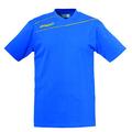 Uhlsport Stream 3.0 Baumwoll T-Shirt azurblau-gelb azurblau/maisgelb, XL