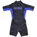 Kounga Jungen Deep Water Neoprene Shorty Neoprenanzug, schwarz/blau, Größe 6