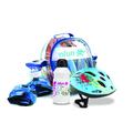 NFUN Strategic Sports Limited fs-100b/NF Set – Set KidCool Pollock Helm/Trinkflasche/Kniebandage