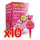 Baby Bio 10 x Drip Orchid Feeders 4 x 40ml Liquid Plant Food Packs - Easy Feeding for Plants - 1 drip feeder lasts up to 1 month (10 Boxes = 40 Individual Drip Feeders)