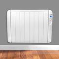 FUTURA 2000W White Eco Panel Heater 24 Hour 7 Day Timer Wall Mounted Lot 20 Low Energy Electric Heater for home Slimline Electric Radiator Efficient Convector Heater Digital thermostat