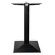 Bolero Cast Iron Step Square Table Base - Durable Design with Adjustable Feet - Perfect for Indoor & Outdoor Use In Restaurants, Homes or Cafes - 720mmx425mmx425mm
