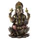 VERONESE Ganesh (Ganesha) Hindu Elephant God of Success Real Bronze Powder Cast Statue, 7 1/4-inch
