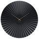 Karlsson Clock, Metal, Steel Black, Diameter 50 cm
