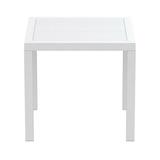 Wade Logan® Ayvah Plastic Dining Table Plastic in White | 29 H x 31.5 W x 31.5 D in | Outdoor Dining | Wayfair BAECF82FFB604C9F90E288D703CA6527