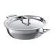 Le Creuset 3-Ply Stainless Steel Shallow Casserole with Lid, 26 x 7.5 cm, 96202826001000