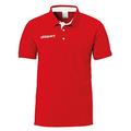 Uhlsport Herren Essential Prime Polo Shirt Poloshirt, rot, S