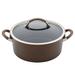 Circulon Symmetry Hard Anodized Nonstick Induction Dutch Oven w/ Lid, 7 Quart, Chocolate Non Stick/Aluminum in Brown/Gray | 8.15 H x 15 W in | Wayfair