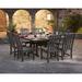 Winston Porter Vineyard 9-Piece Outdoor Dining Set Plastic | Wayfair 5CABF8BCEDEA461B8727AA31E99ABFAB