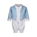 Baby Boys 4 Piece Suit Page Boy Christening Wedding Romper Paisley Waistcoat Colour: Blue/ 2 Piece Suit/ Cr05 Size: 3-6 Months