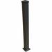 ModVue 3 in. W Aluminum Post w/ Welded Base Metal | 44 H x 3 W x 3 D in | Wayfair 73057004