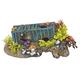 Nobby 28494 Aquarium Dekoration Aqua Ornaments Container mit Korallen mit Pflanzen 23 x 13.5 x 10 cm