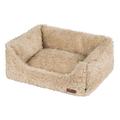 Wouapy 216811THMTE Deluxe Sofa Hundebett, Plüsch, beige